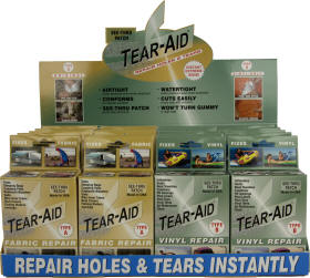 Tear-Aid Transparent Tent & Multi-Use Fabric Repair Kit - Baller Hardware