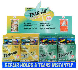 Tear-Aid Fabric Repair Patch Kit for Acrylic Fabric 3x12