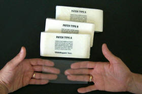 Single 3 in x 5 ft Roll TEAR-AID Fabric Repair Kit Type A 