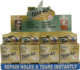 Tear-Aid Fabric Repair Patch Kit for Acrylic Fabric 3x12